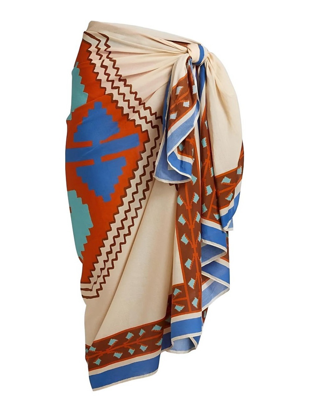 Johanna Ortiz Geometric Swim Sarong